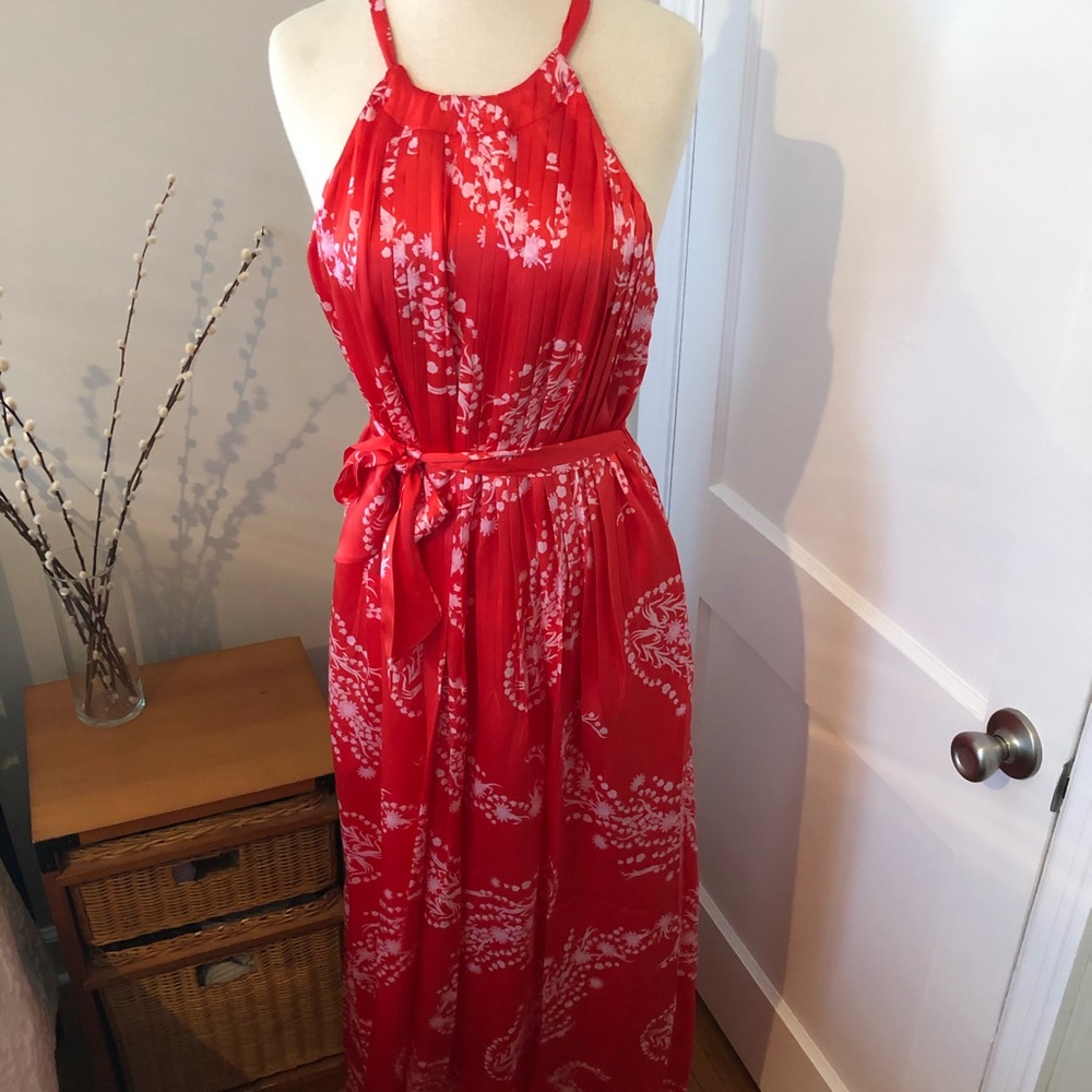 NWT Women’s Cynthia Rowley Maxi Dress 100% Silk